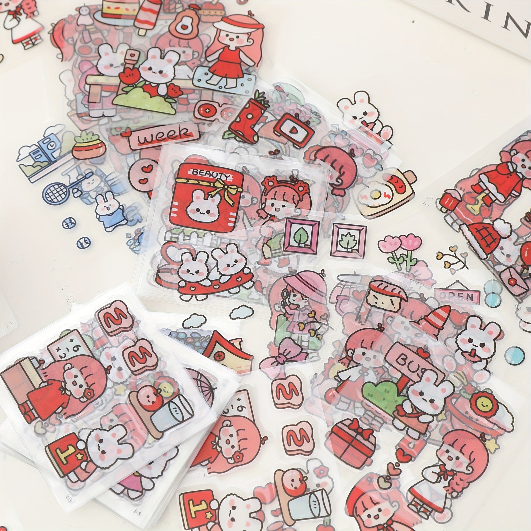 Cute Cartoon Pet Waterproof Stickers for DIY Decorations