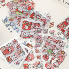 Cute Cartoon Pet Waterproof Stickers for DIY Decorations