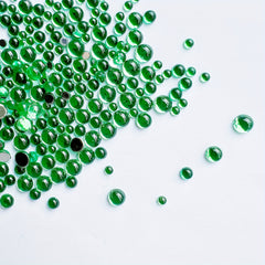 450pcs Colorful Foil Round Jewel Gems Acrylic Rhinestones For Crafts