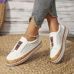 Women's Hollow Out Slip-On Sneakers Lightweight Loafers
