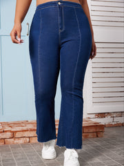 Women's Plus High Rise Flared Leg Jeans