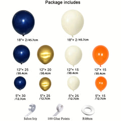 Navy Balloons Garland Arch Kit for Thanksgiving Decoration