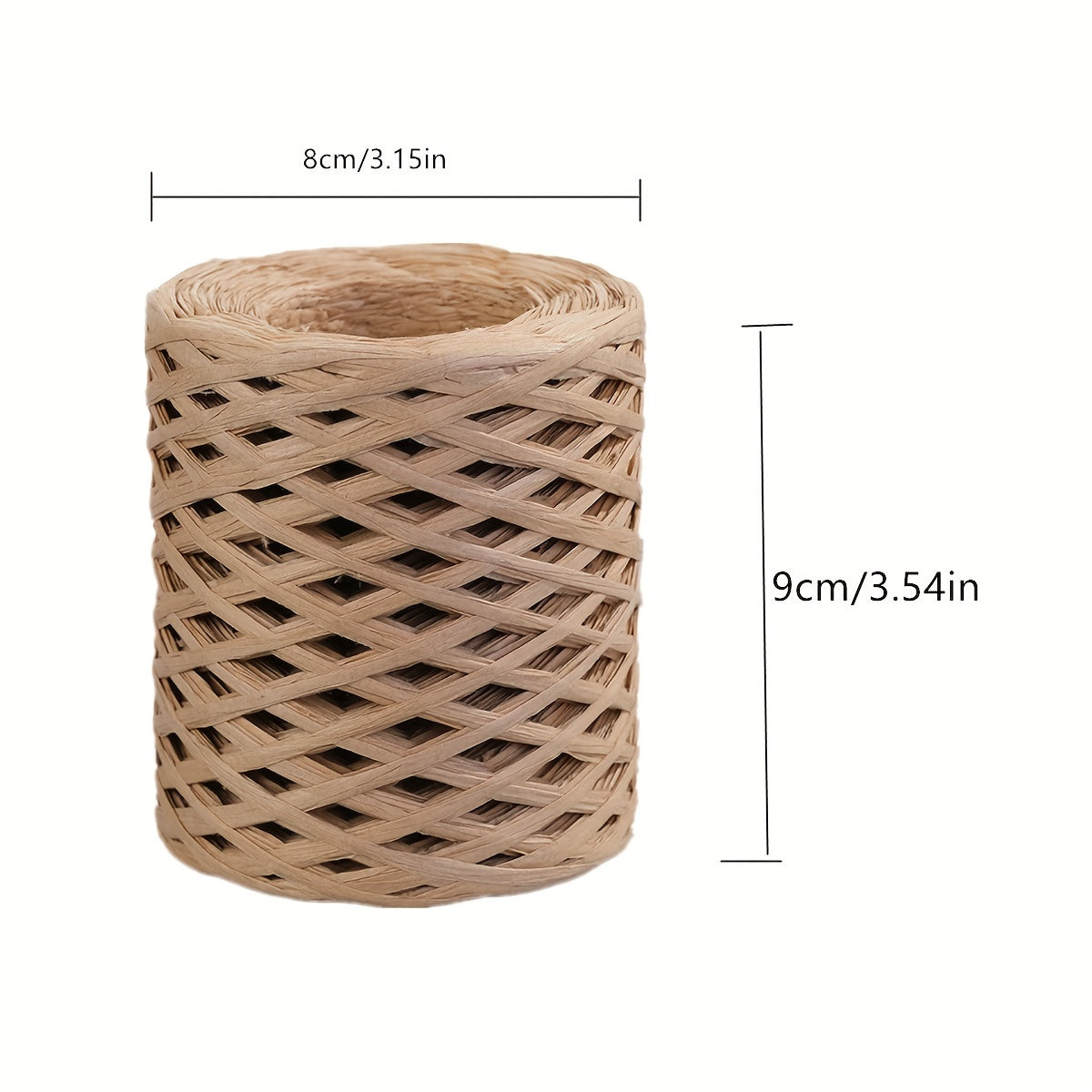 Raffia Paper Ribbon Wedding Rope Gift Party Craft Wrapping 200m