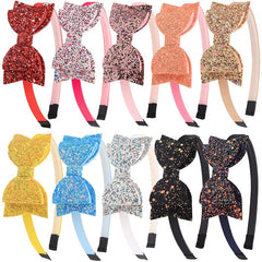 Girls Sequin Bow Headband Hairband Hair Accessories