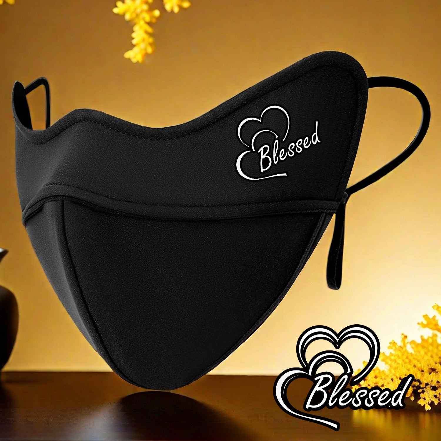 3D Warm Mask with 8236 Pattern Print for Cold Protection