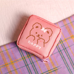 Mini Cartoon Rabbit Storage Bag Small Cosmetic Bag Portable Coin Purse