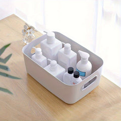 Portable Bathroom Desktop Organizer Plastic Storage Basket