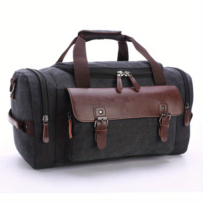 Vintage Travel Bag Tote Clothing Storage Carry On Luggage Duffel Bag
