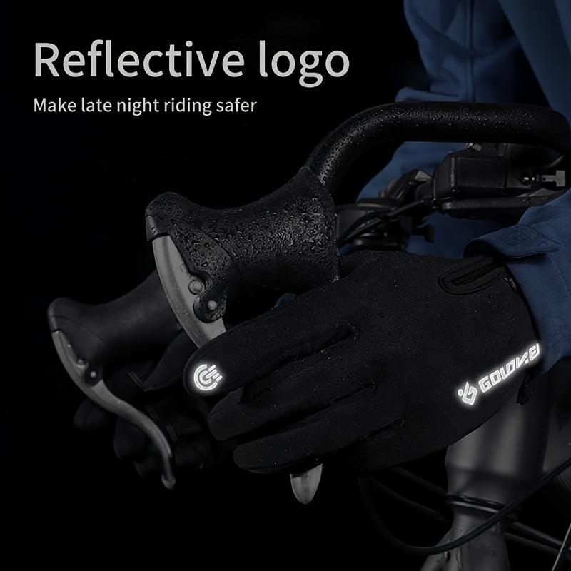 Warm Winter Gloves for Men and Women - Windproof Touchscreen Cycling