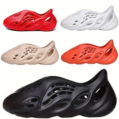 Men's Slip On Foam Sandals Lightweight Casual Anti skid Hollow Out Slides