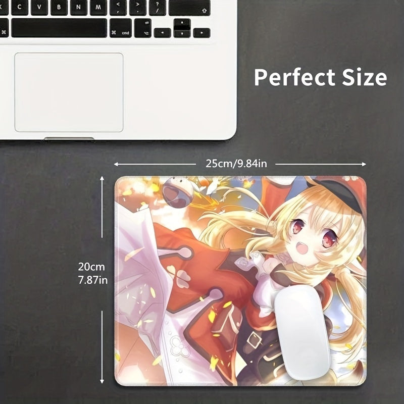 Fun Small Mouse Pad with Anti-Slip Base