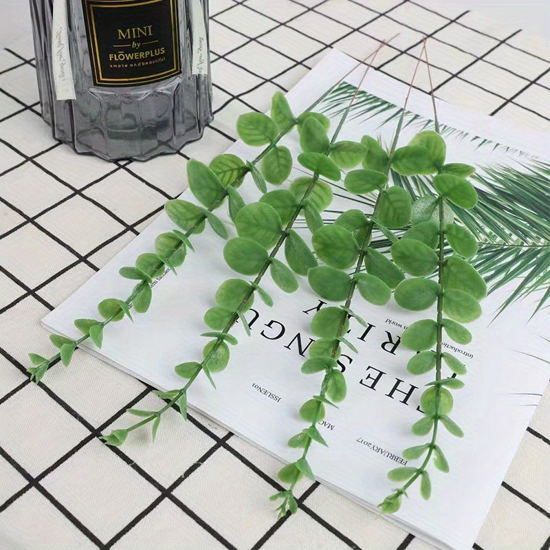 20pcs Eucalyptus Stems Decor Artificial Greenery for Wedding Centerpiece