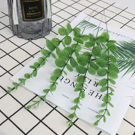 20pcs Eucalyptus Stems Decor Artificial Greenery for Wedding Centerpiece