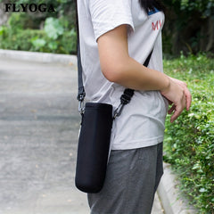 Neoprene Water Bottle Carrier Bag - Keeps Drinks Hot/Cold