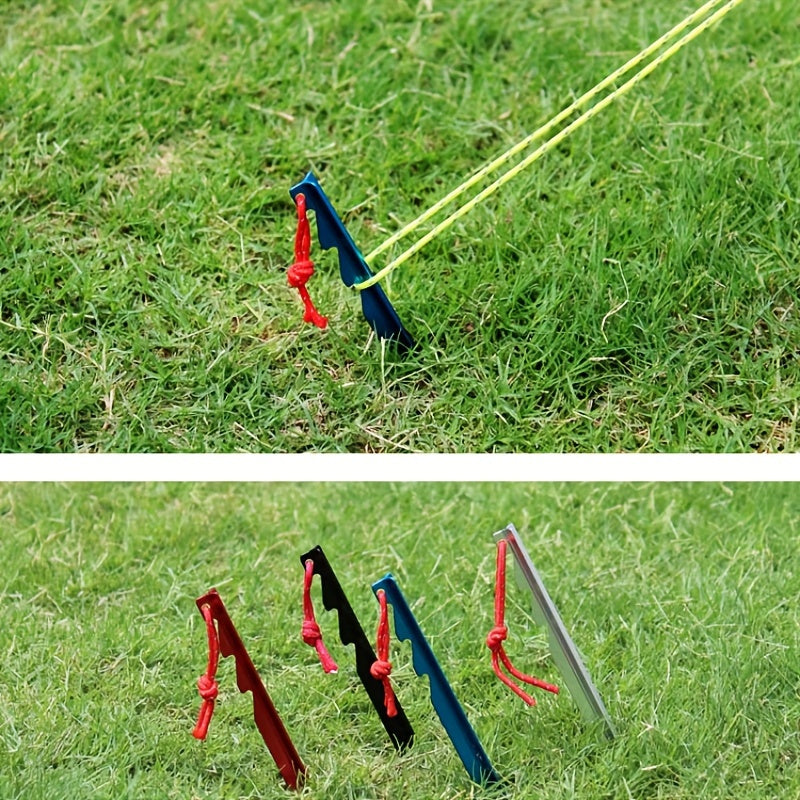 8pcs Outdoor Aluminum Tent Pegs 7.09in