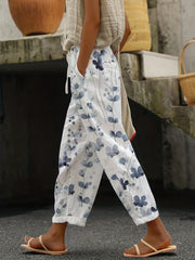 Floral Print Pants Casual Random Women's Clothing