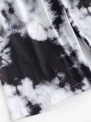 Summer Tie Dye High Waist Biker Shorts Women's Casual Slim Fit
