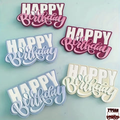 1pc Happy Birthday DIY Metal Embossing Scrapbooking Cutting Die