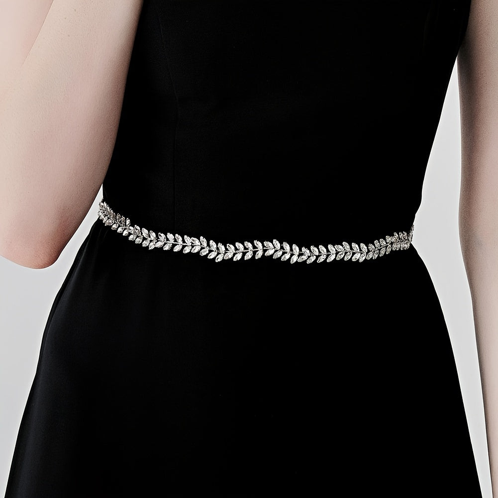 Wedding Sash Bridal Belts Rhinestone Hairband For Grown Formal Dress