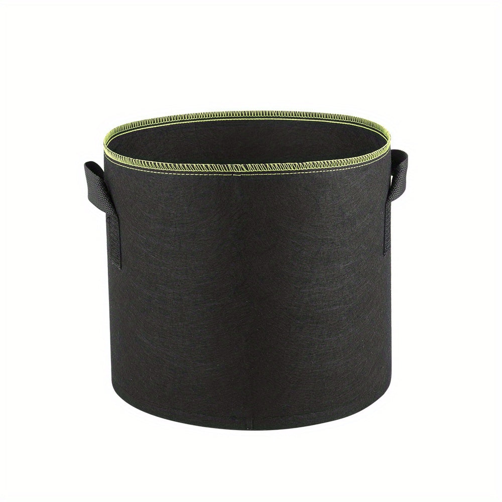 5pcs Aeration Grow Bags Nonwoven Fabric Pots With Handles