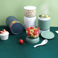 Stainless Steel Breakfast Soup Cup Double layer Sealed Lunch Box