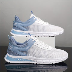 Men's Lace up Sneakers Odor Resistant Athletic Shoes