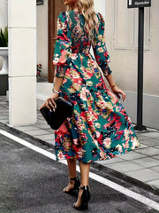 Tie Dye Smock Maxi Dress