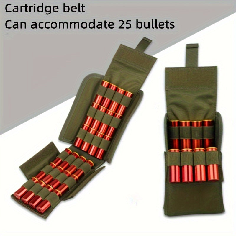Molle Shell Holder 12G Shotshell Pouch 25 Rounds Ammo Reload Bag