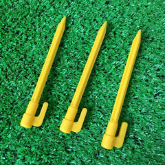 10pcs Outdoor Tent Pegs Plastic Ground Nails for Camping Hiking Tents