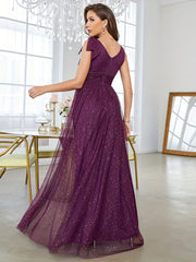 Ruched Waist Bow Strap Bridesmaid Dress Dress For Wedding Party