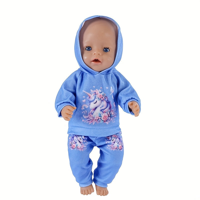 Unicorn Series Doll Clothing Set for 17-18-Inch Dolls