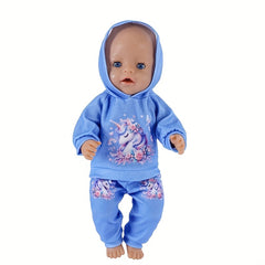 Unicorn Series Doll Clothing Set for 17-18-Inch Dolls