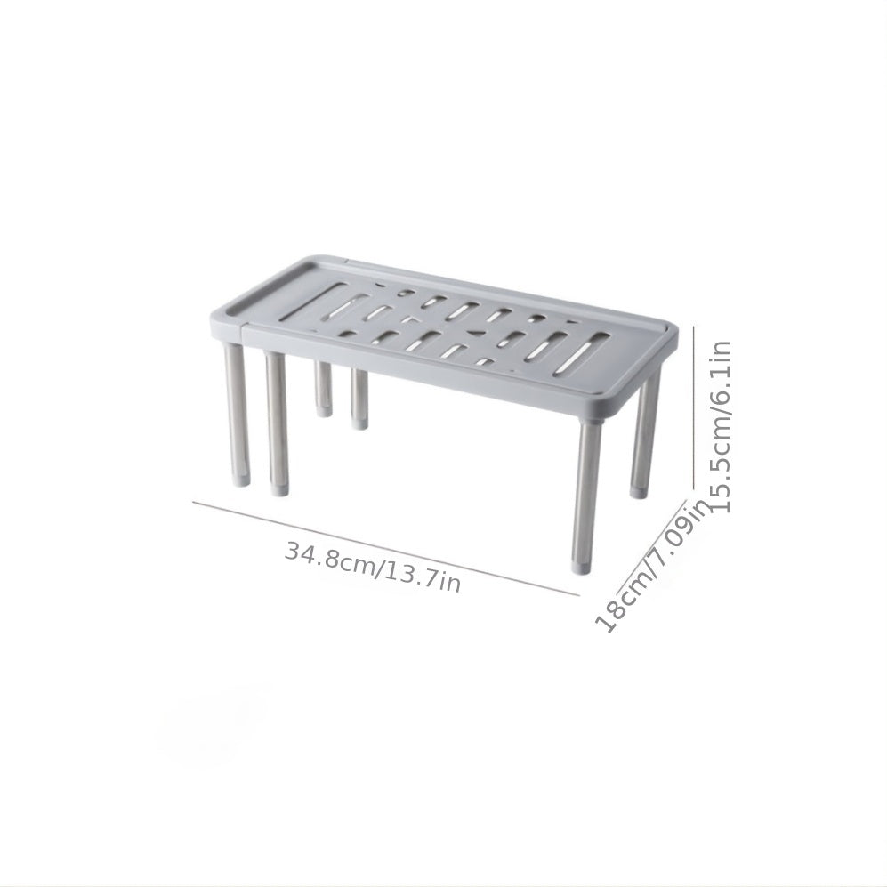 Retractable Sink Storage Rack for Kitchen Bathroom Cabinet