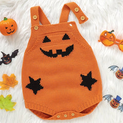 Halloween Party Pumpkin Cosplay Baby Triangle Jumpsuit