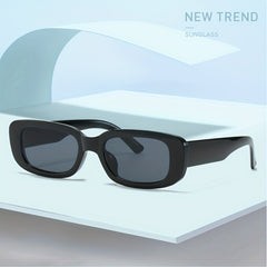 Small Frame Rectangular Sunglasses Women Sunshade Eyeglasses
