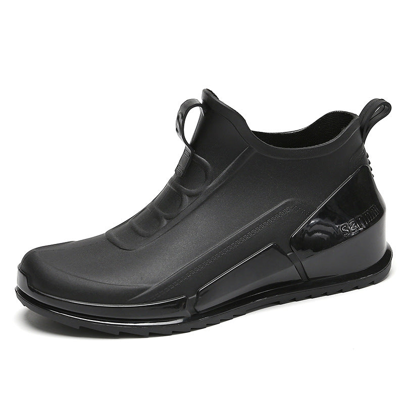 Women's Waterproof Non-slip Rain Boots - Short Rubber Kitchen Work Shoes