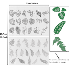 Floral Alphabet Embroidery Stickers - Hand Sewing Stabilize