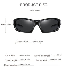 Sports Style Polarized Sunglasses for Outdoor Cycling