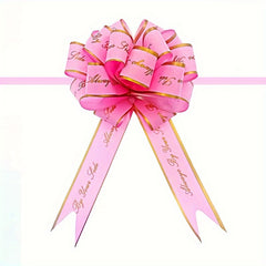 10pcs English Letter 3D Ribbon for Gift Bags - Plastic Ribbon for Decor