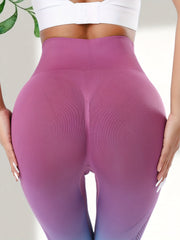 High Waist Tummy Control Fitness Pants Quick Dry Running Yoga Leggings
