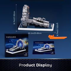 722pcs Technology Door Model Building Blocks Playsets DIY Toys