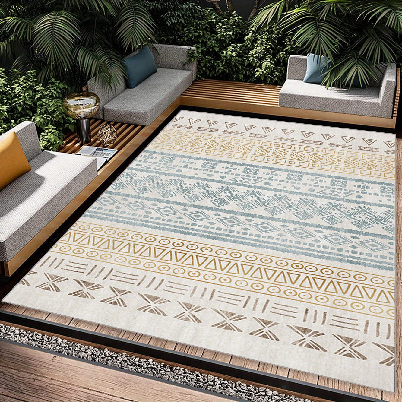 Nordic Boho Carpet Soft Non-Slip Mat for Bedroom Living Room Bathroom