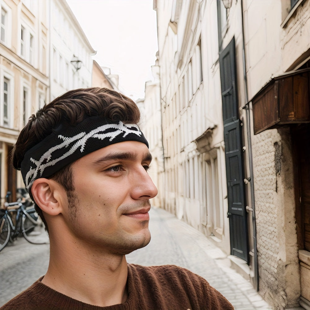 2pcs Outdoor Sports Headbands Streetwear Sweatbands Gym Yoga