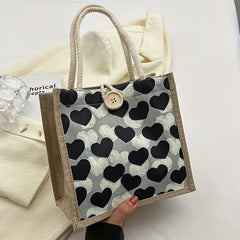 Loving Heart Handbag Carrying Bag Shoulder Bag Shopping Bag