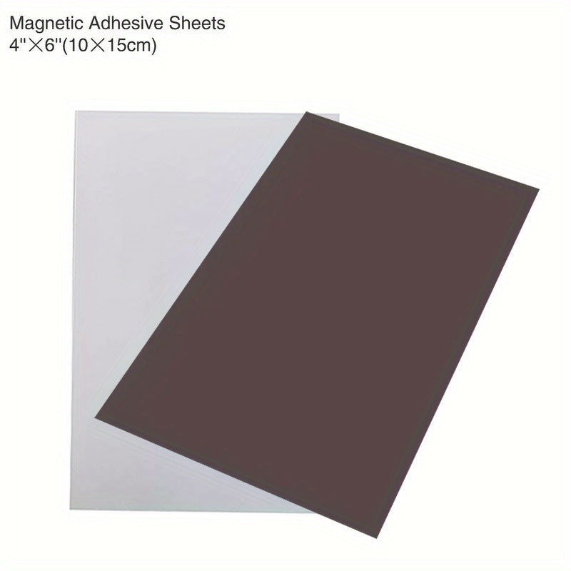 5 Magnetic Sheets 10.16 x 15.24 cm Glossy Photo Paper