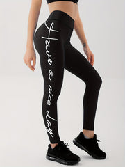 Printed Yoga Pants High Stretch Fitness Leggings