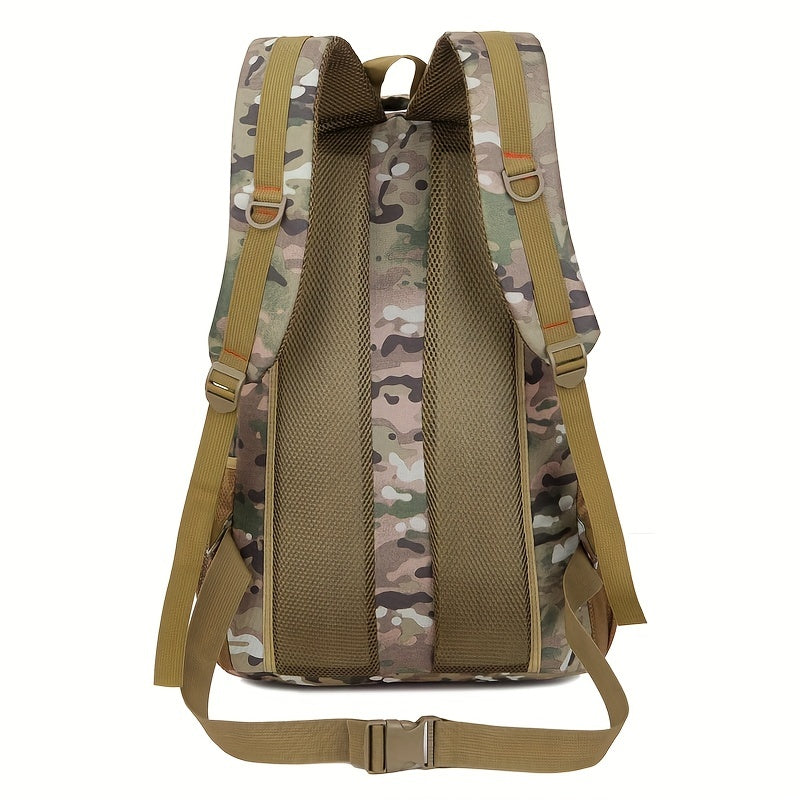 Large Waterproof Camo Backpack for Outdoor Camping Hiking Travel
