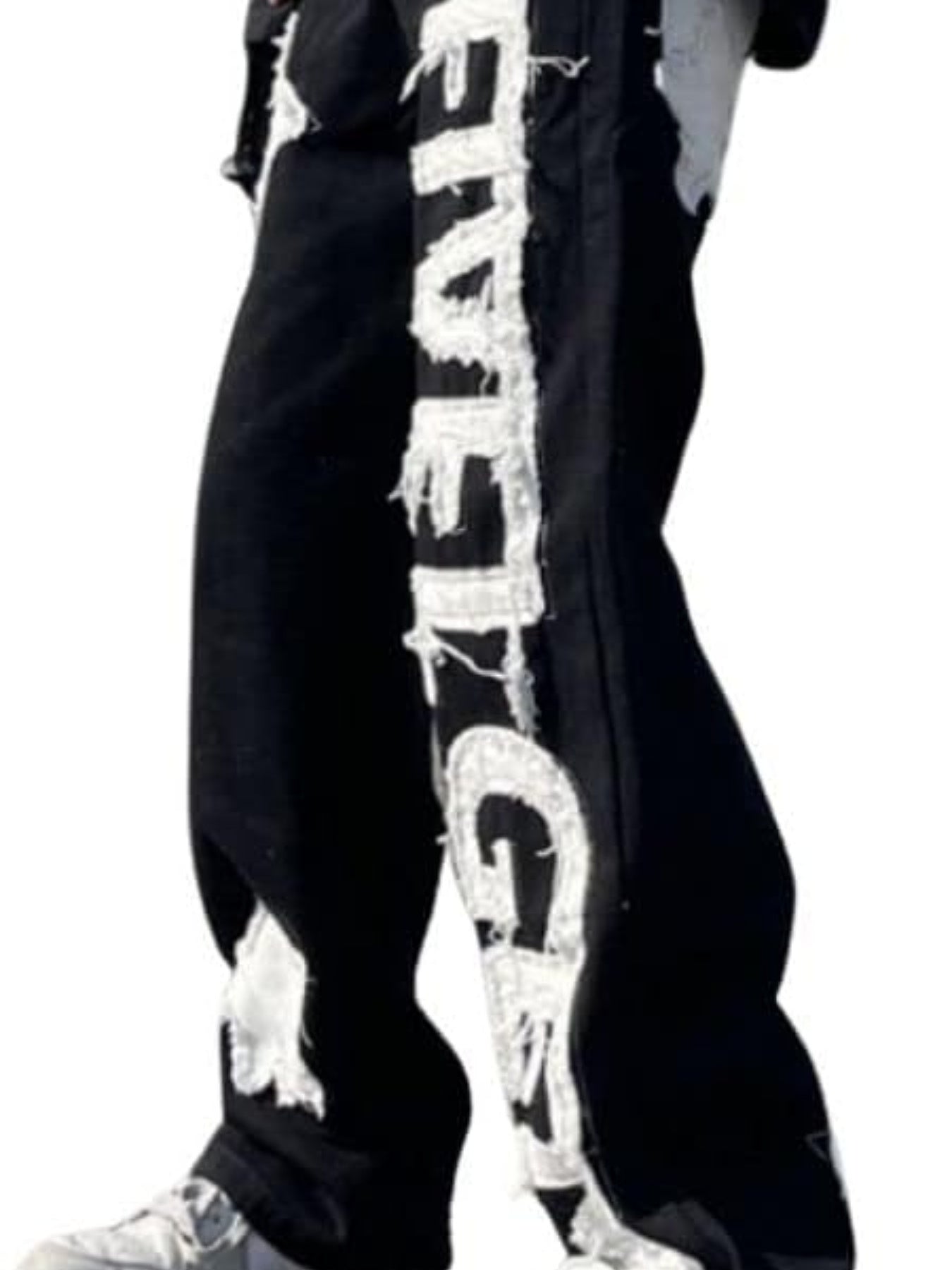 Y2K Loose Fit Patchwork Jeans Men's Street Style Denim Pants