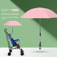 Sunscreen Baby Stroller Umbrella w/ Adjustable Shaft