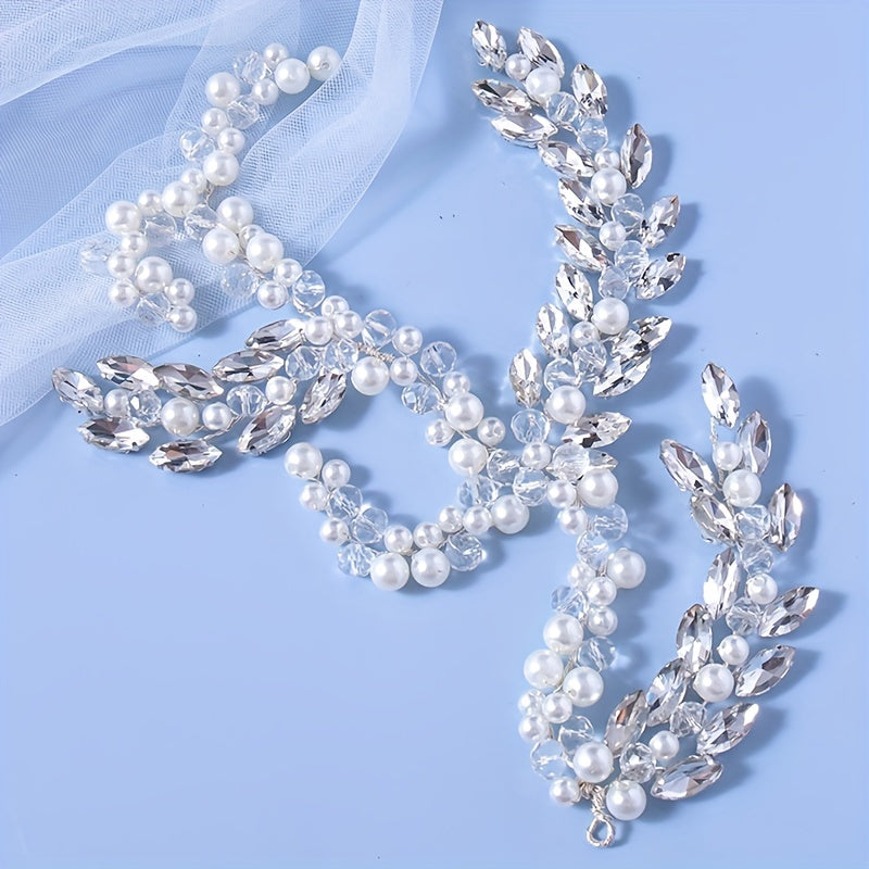 Rhinestone Crystal Bridal Head Piece Jewelry Wedding Hair Accessories